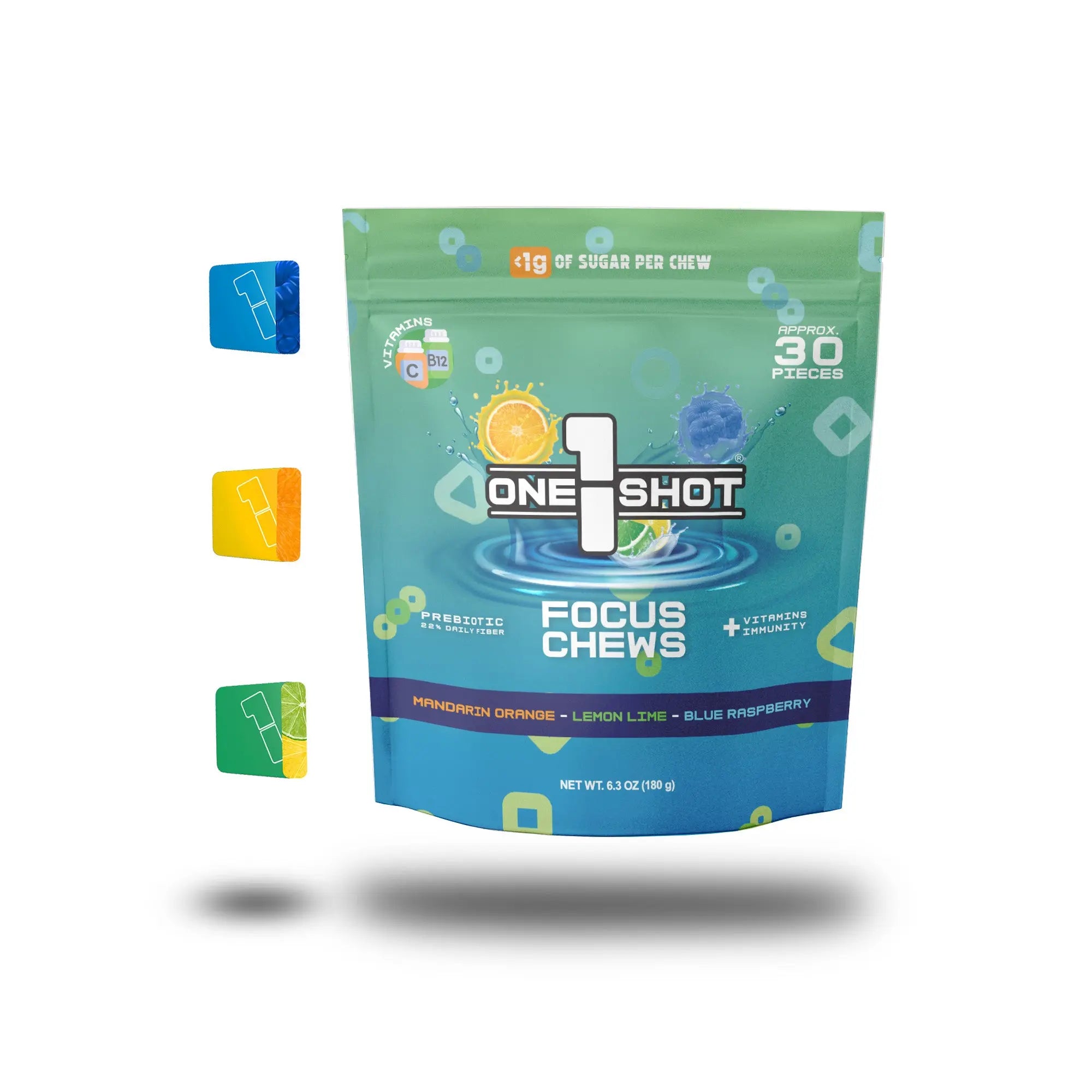 1 Shot® Assorted Focus Chews | Nootropics, Vitamins & Immunity – 1 Shot  Energy