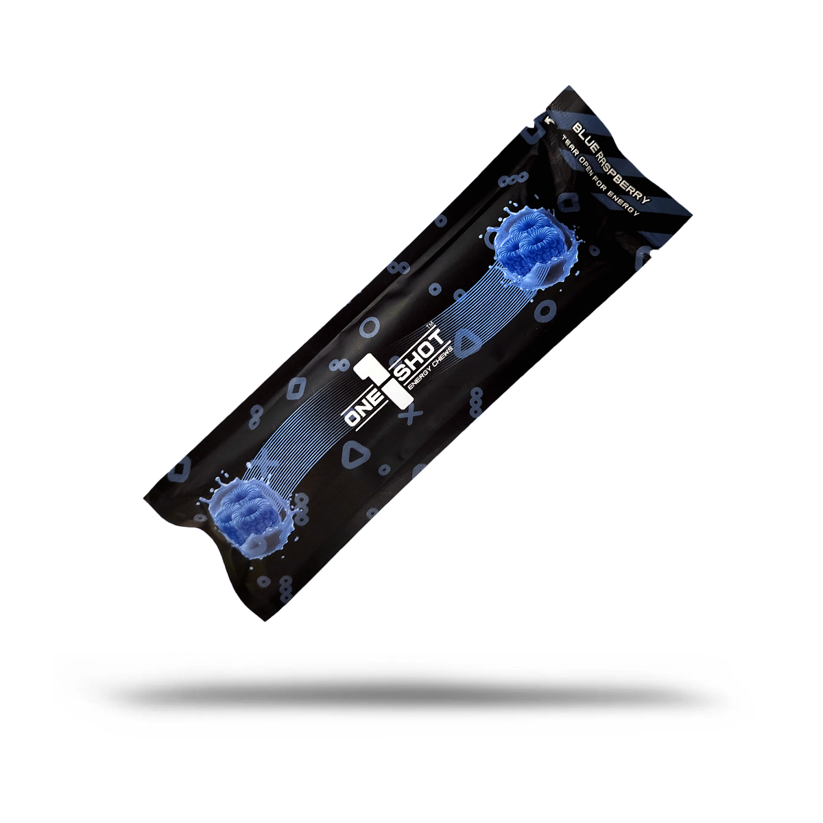 Blue Raspberry Energy Chews (6 Piece Sleeve)
