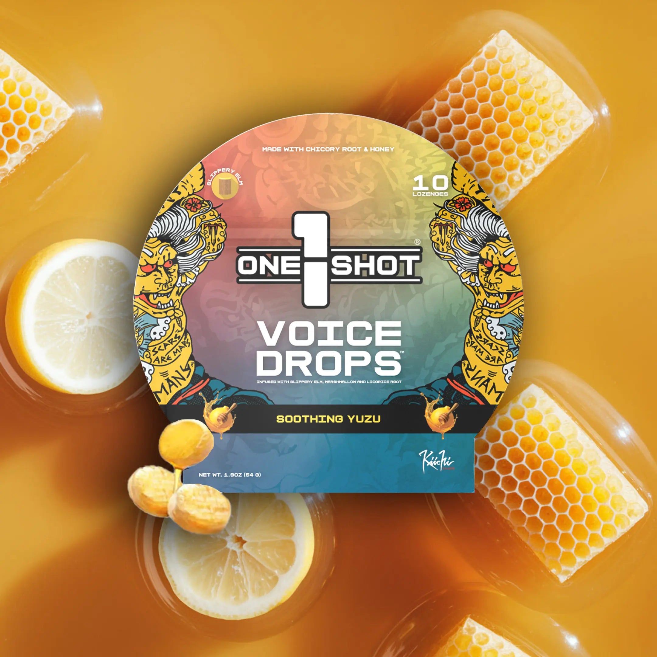 Soothing Yuzu Voice Drops ft. Matt Heafy (1 Pouch, 10 Pieces) 1 Shot®