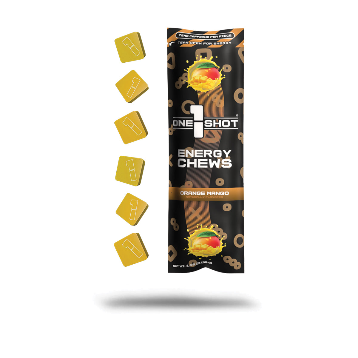 Orange Mango Energy Chews (8 Sleeve Bundle)