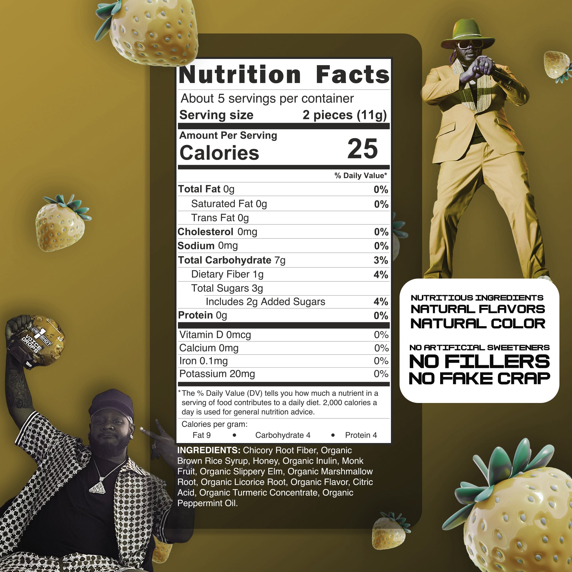 TP20 Edition Painberry Voice Drops ft. T-Pain (1 Pouch, 10 Pieces)