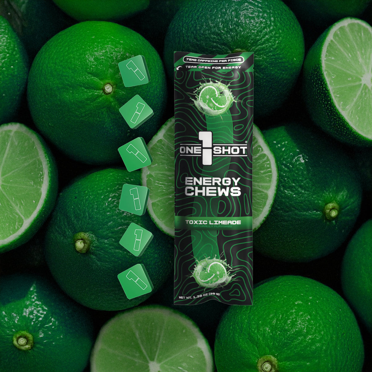 Toxic Limeade Energy Chews ft. Ghosts of Tabor (6 Piece Sleeve)
