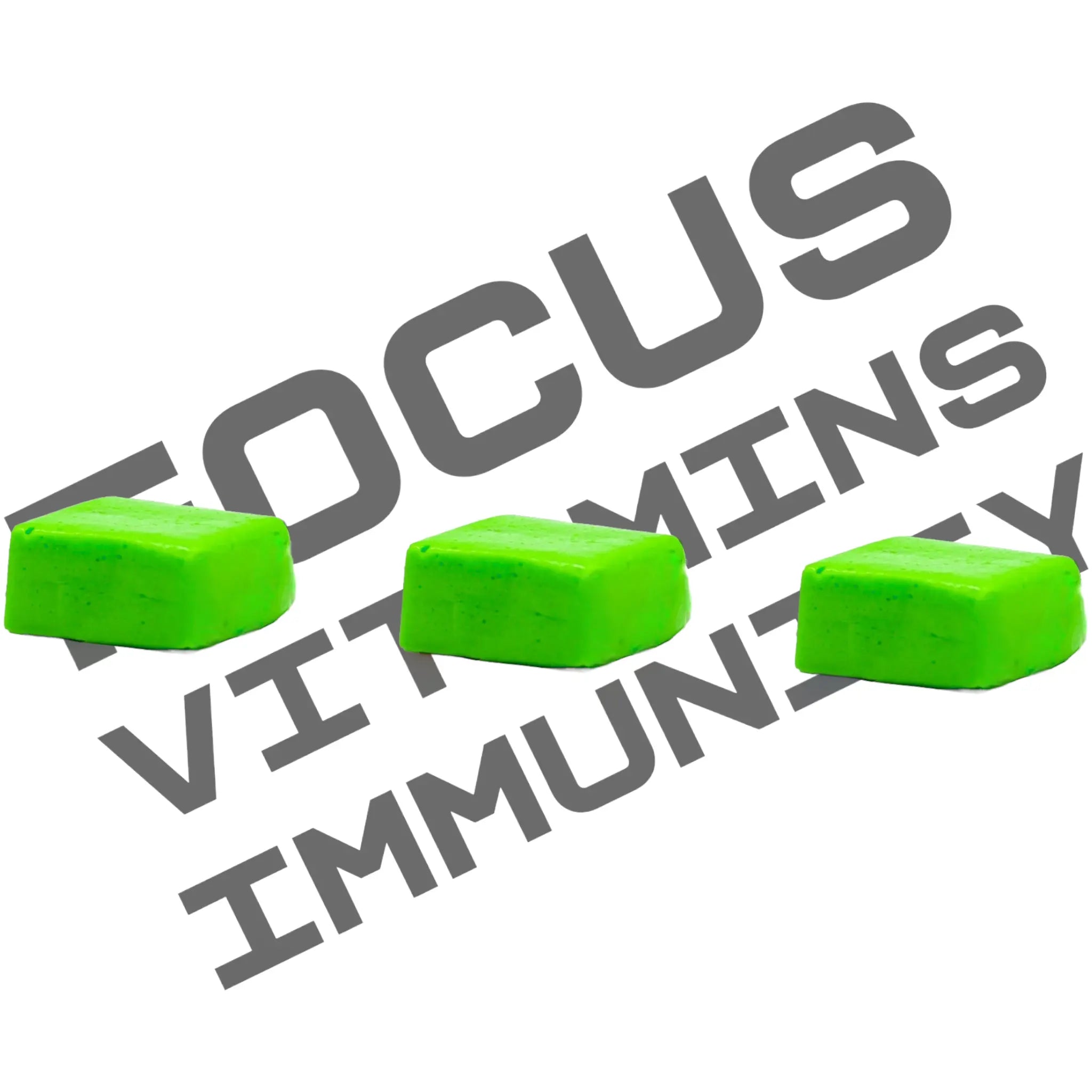 Lemon Lime Focus Chews | Nootropics, Vitamins & Immunity (30 Pieces) 1 Shot Energy