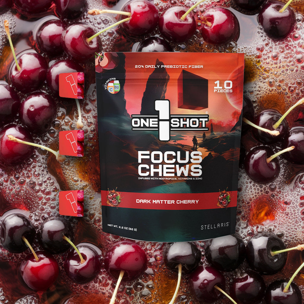 Dark Matter Cherry Focus Chews ft. Stellaris®
