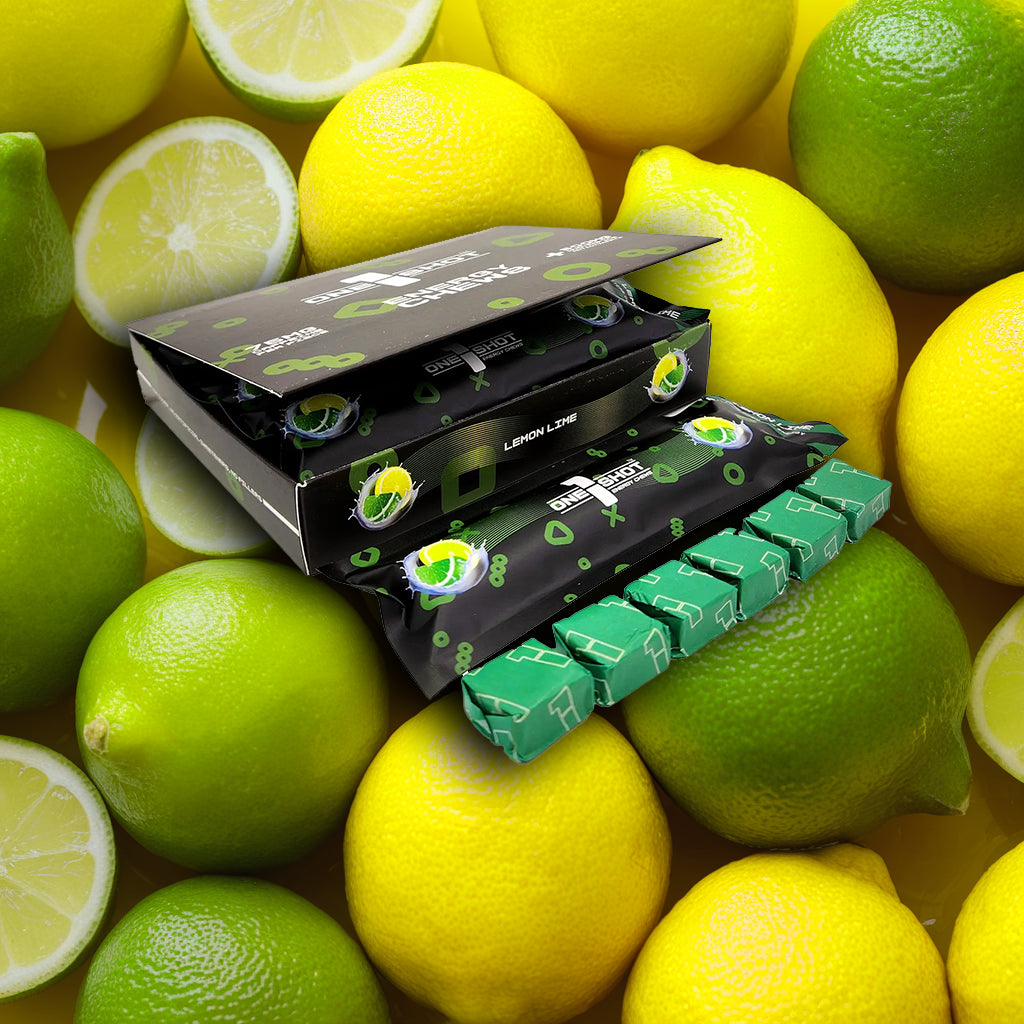 Lemon Lime Energy Chews (8 Sleeve Box, 48 Pieces)