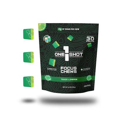 (Coming Dec 2024) Toxic Limeade Focus Chews ft. Ghosts of Tabor® | Nootropics, Vitamins & Immunity (Approx. 30 Pieces)