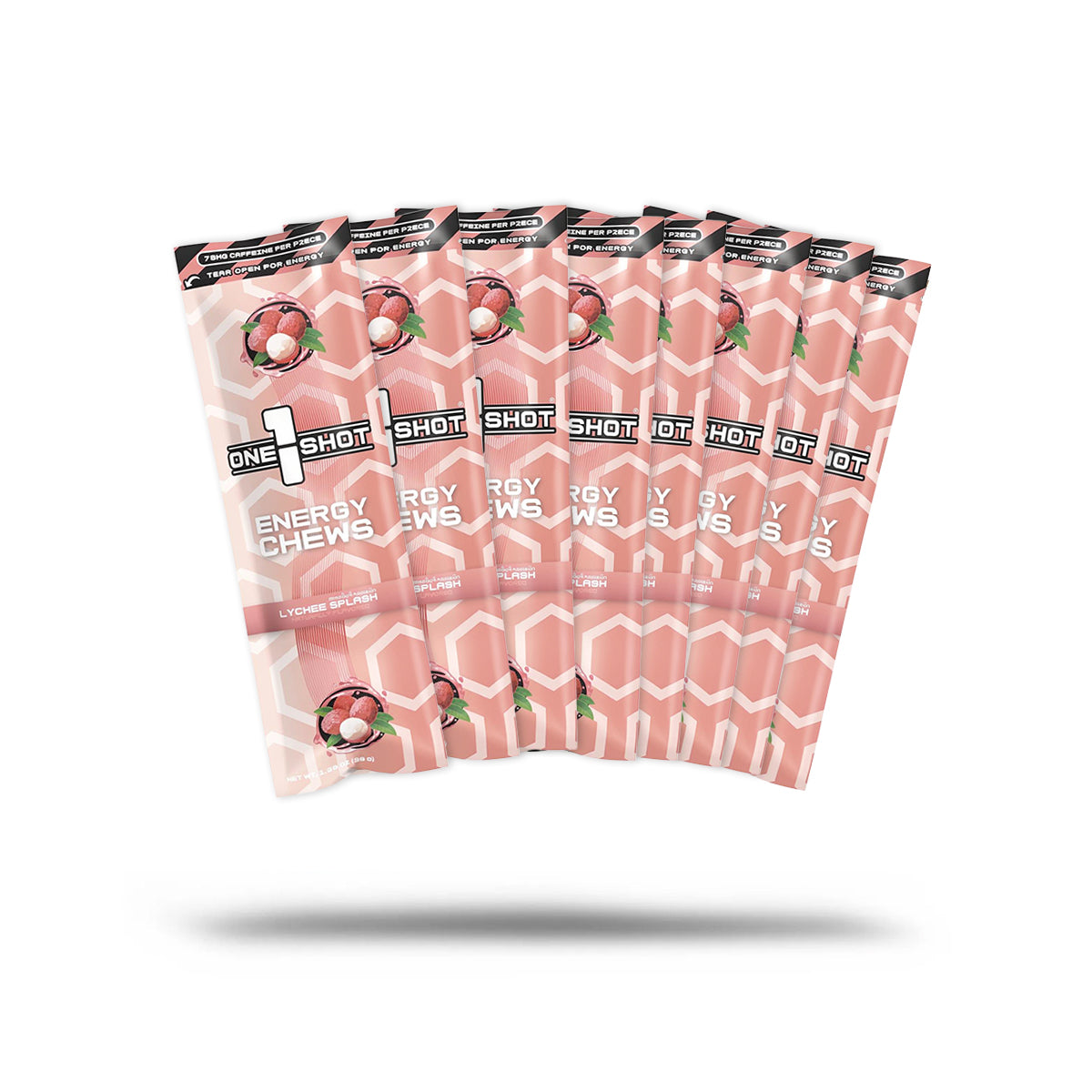 Lychee Splash Cherry Energy Chews ft. Gray Zone Warfare® (8 Sleeve Bundle)