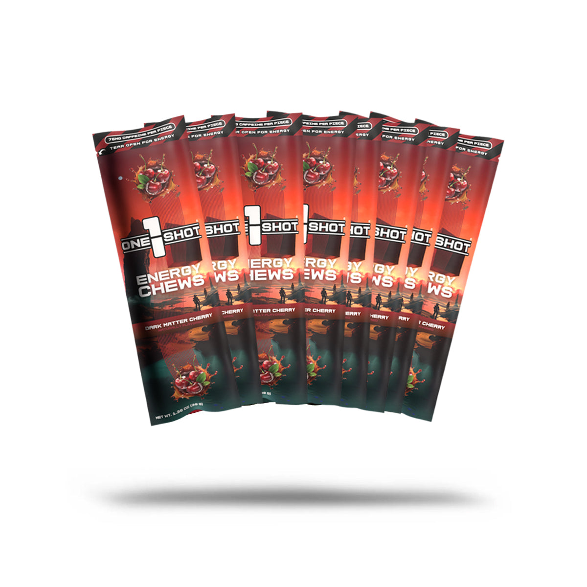 Dark Matter Cherry Energy Chews ft. Stellaris® - 8 Sleeve Bundle (Pre-Order)