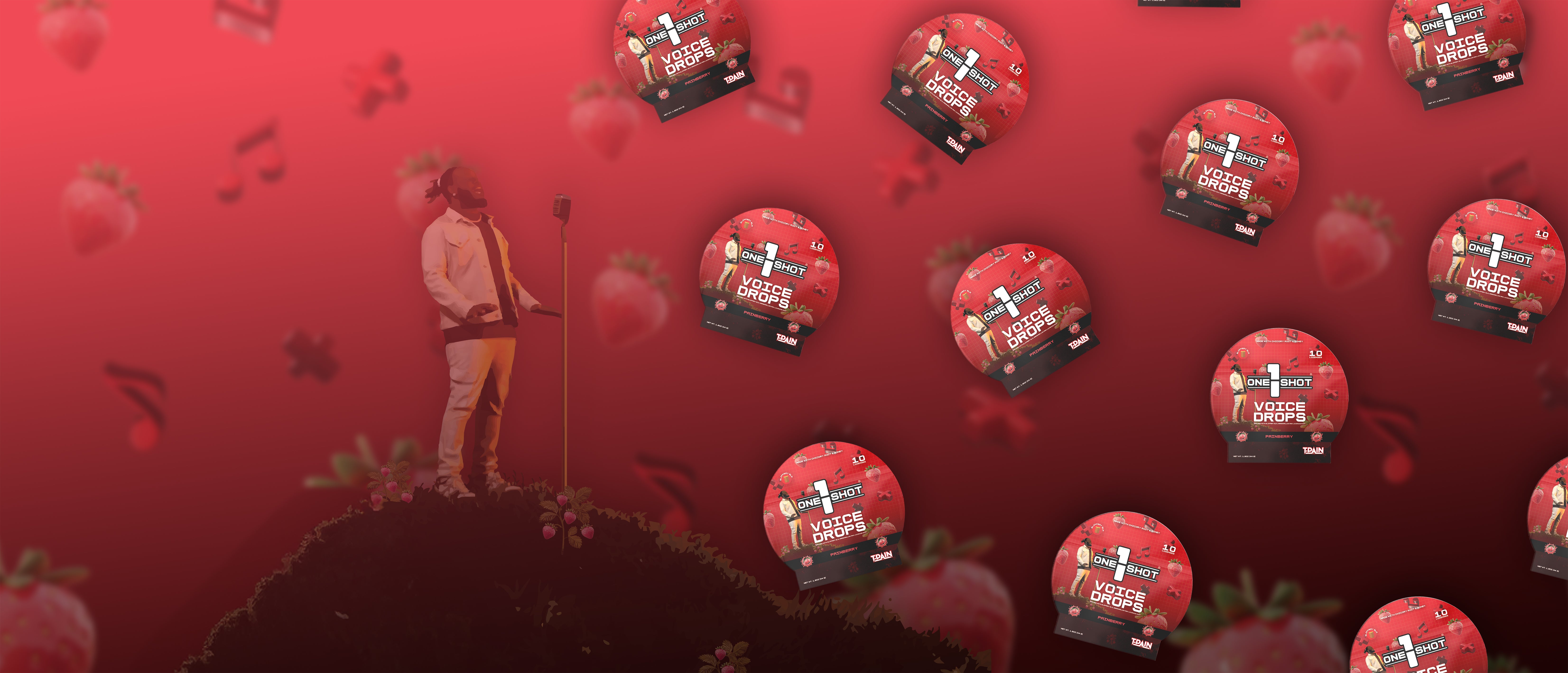 1 Shot® ft. T-PAIN | Painberry Voice Drops – 1 Shot Energy