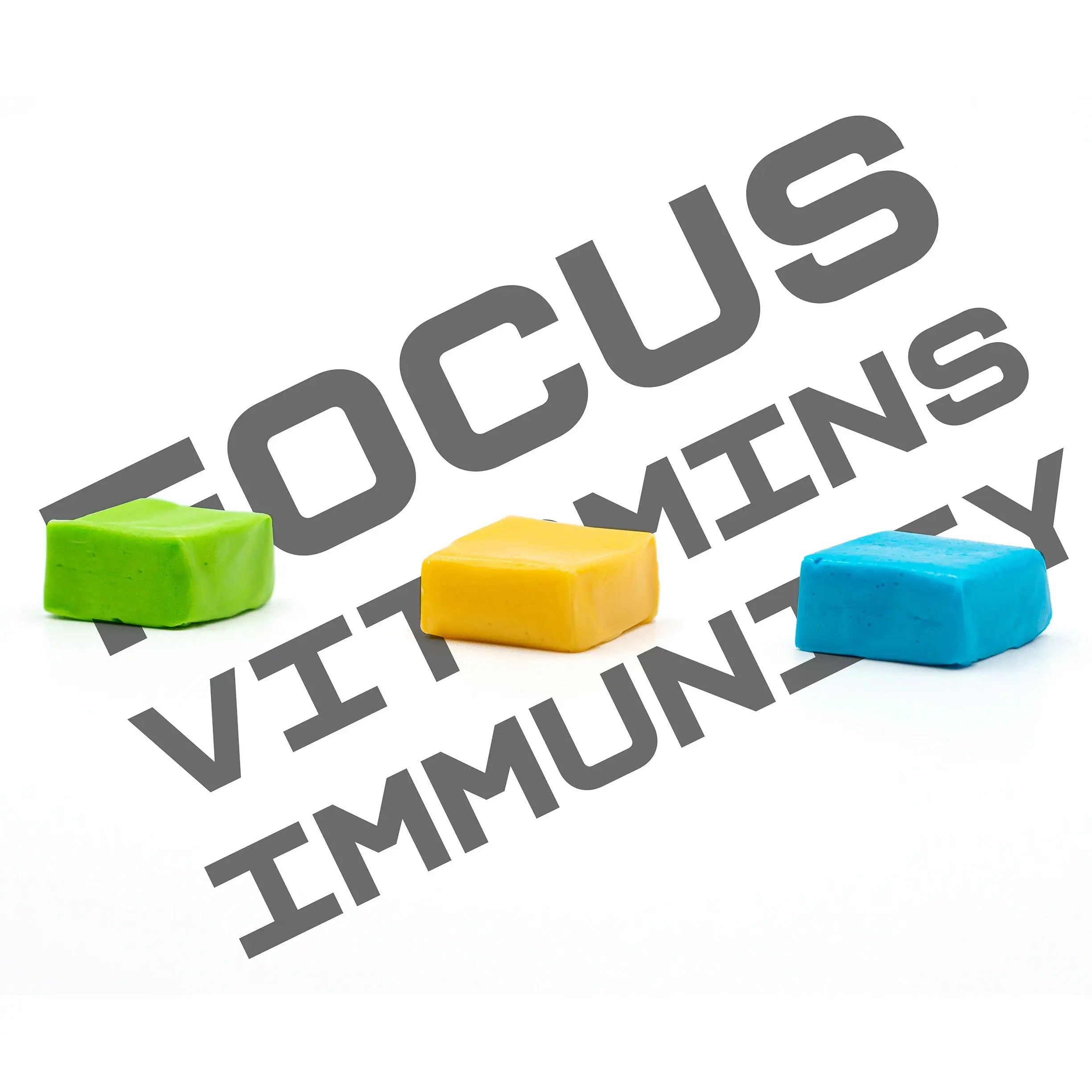 (Pre-Order) Assorted Focus Chews | Nootropics, Vitamins & Immunity (Approx. 30 Pieces - 3 Flavors) 1 Shot Energy